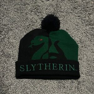 Slytherin Black and Green Beanie